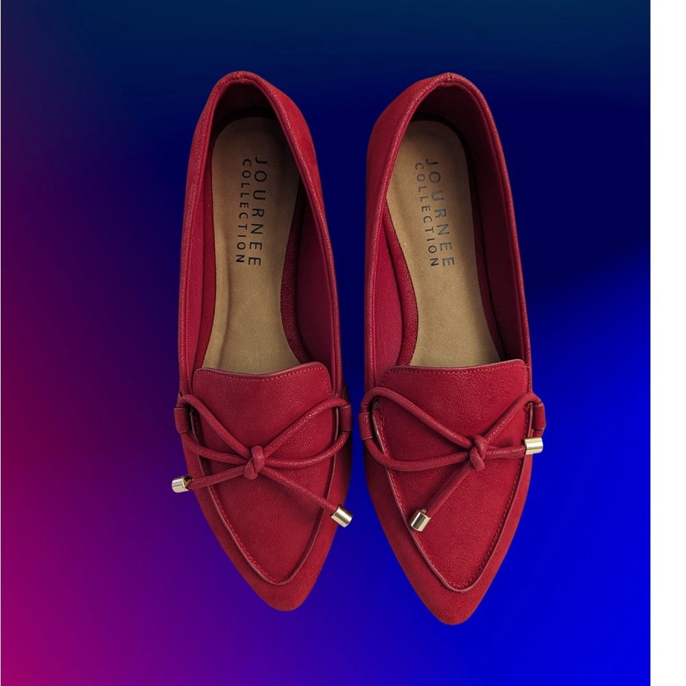 Journee Collection Women's Bold Red Flats